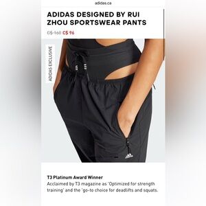 ADIDAS X RUI ZHOU PANTS M